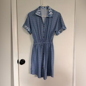 Cabana Life Charleston Relaxed Shirt Dress Womens